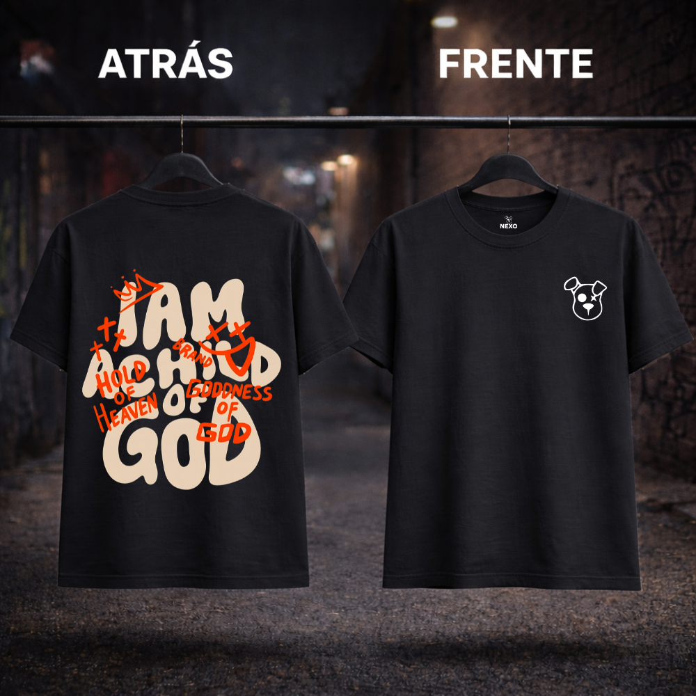 Camiseta NEXO Child of God – Negro