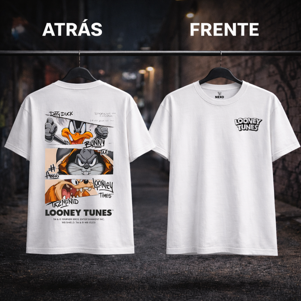 Camiseta NEXO Lonely Tunes – Blanco