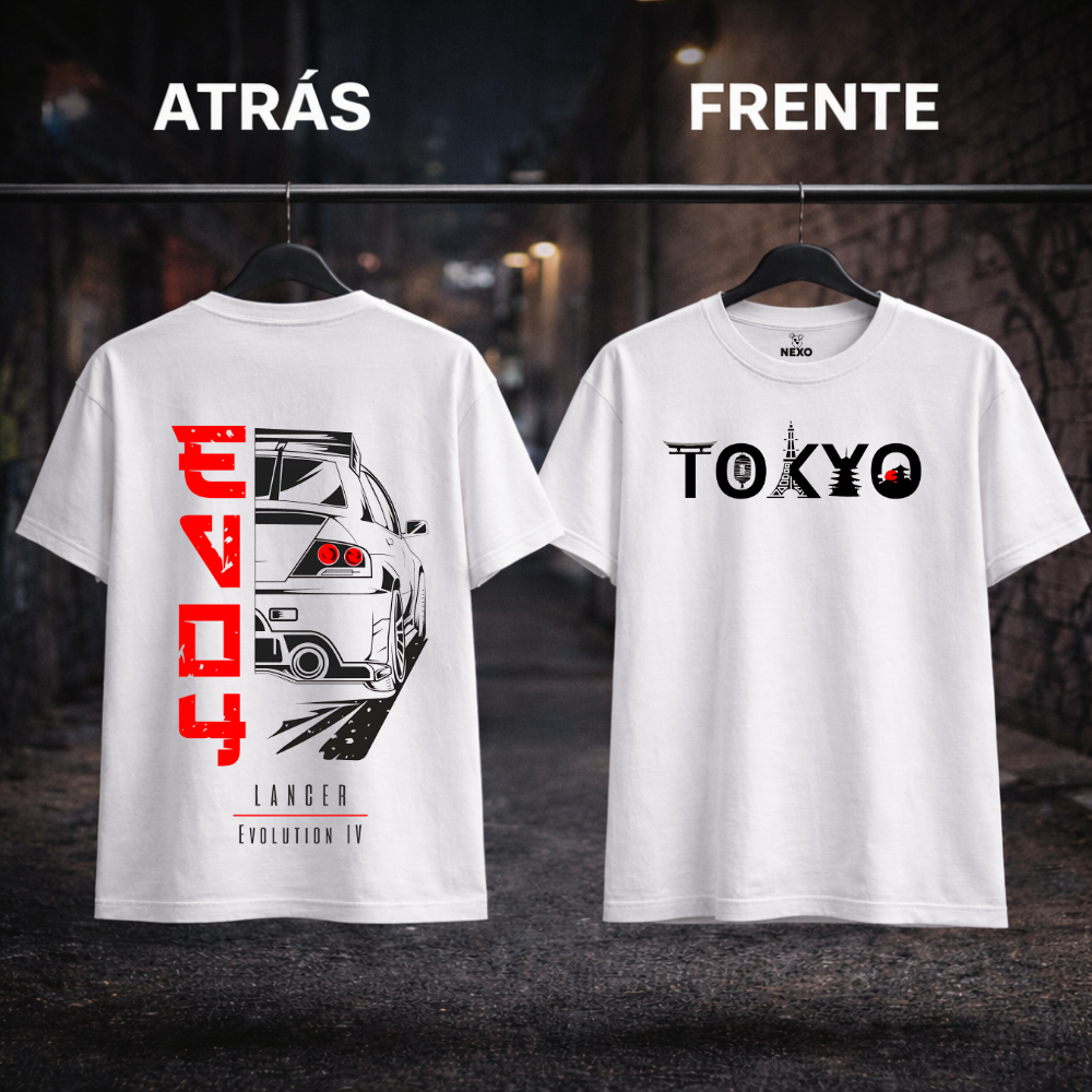 Camiseta NEXO Tokyo Lancer – Blanco