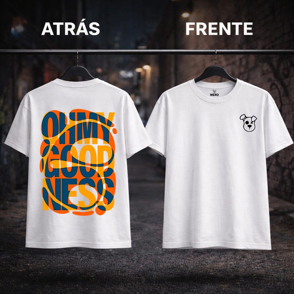 Camiseta NEXO Oh My Goodness – Blanco