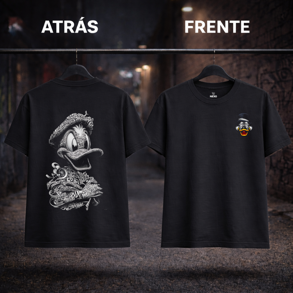 Camiseta NEXO Duck Money – Negro