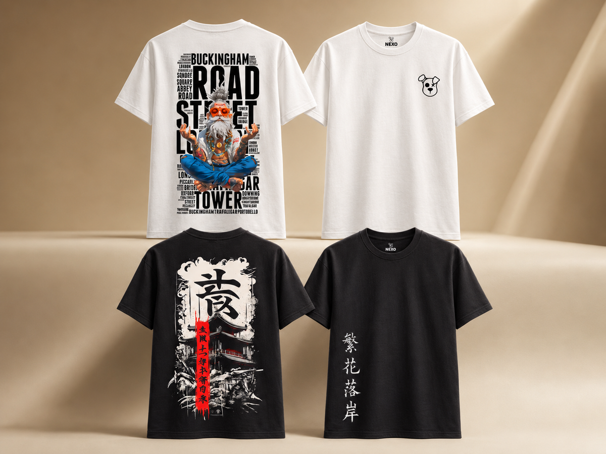 Combo Road Spirit + Templo Japonés | 2 Camisetas