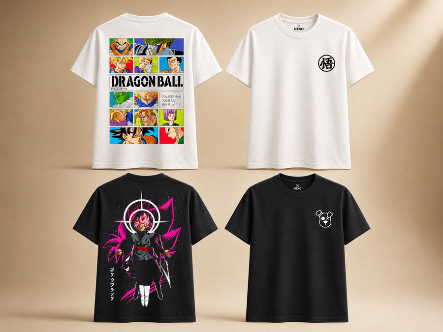 Combo Dragon Ball + Goku Black | 2 Camisetas