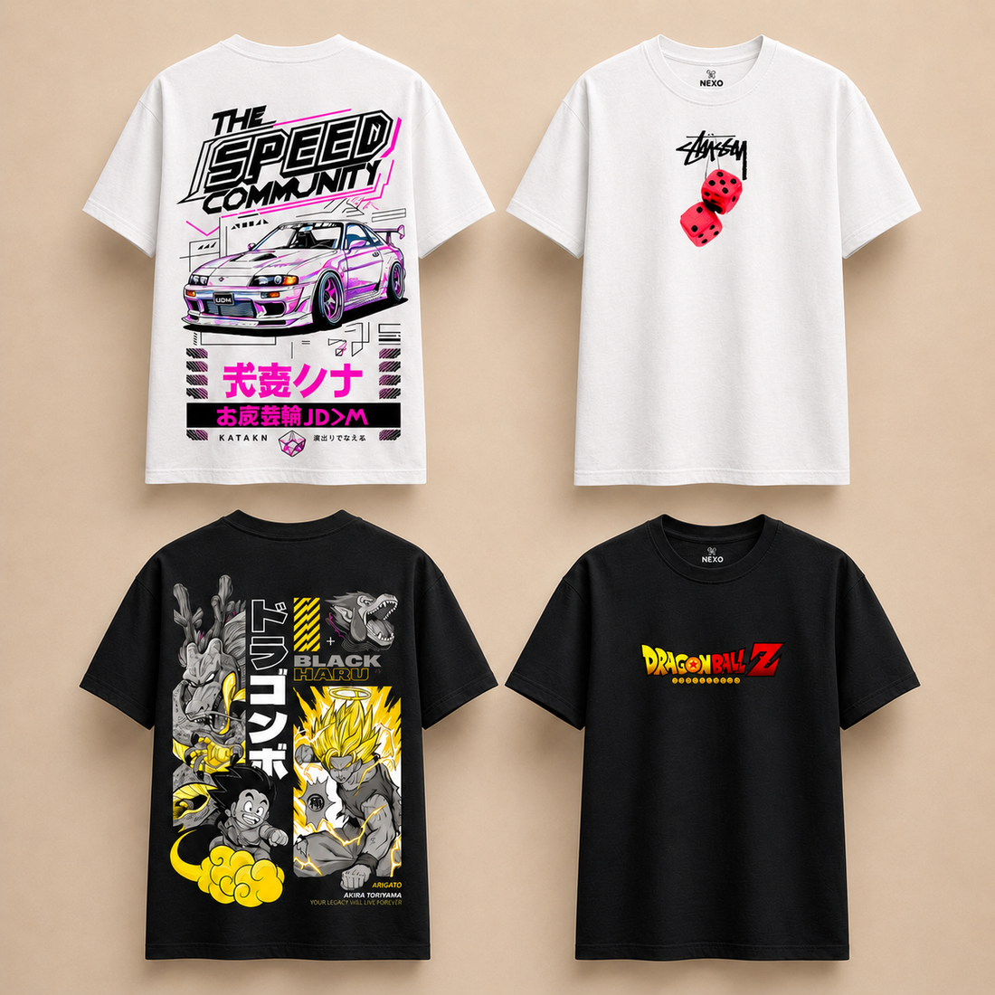 Combo Speed Community + Dragon Ball Z | 2 Camisetas